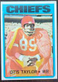 OTIS TAYLOR 1972 Topps Football Card #10 Kansas City Chief EX+- NrMt