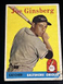 1958 Topps #67 Joe Ginsberg Baltimore Orioles Low Number