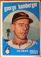 1959 Topps #529 GEORGE BAMBERGER  ROOKIE Baltimore Orioles  MLB EX+