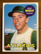 1969 Topps #105 VG Rick Monday Oakland Athletics vintage baseball card