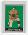 PAUL MILLER 1961 TOPPS VINTAGE FOOTBALL CARD #137 - TEXANS - VG-EX  (KF)