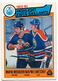 1983-84 O-Pee-Chee #23 Mark Messier/Wayne Gretzky HL