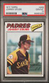 1977 TOPPS #286 JOHNNY GRUBB PADRES PSA 10