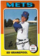 1975 Topps Ed Kranepool Mets #324