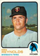 KEN REYNOLDS-PITCHER-MINNESOTA TWINS-1973 TOPPS #638-HIGH NUMBER