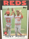 1986 Topps Baseball #85, Tony Perez