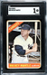 1966 Topps #50 Mickey Mantle SGC 1