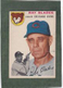 *1954 TOPPS #243 RAY BLADES, CUBS CO RC nice crnrs&gloss; no crses; skids@edge