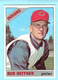 1966 TOPPS BASEBALL #432 BOB HEFFNER CLEVELAND INDIANS NM+ to NM/MT