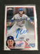 James Outman 2023 Topps Chrome Base On Card Auto Rc #RA-JO Dodgers