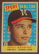 1958 Topps #480 Eddie Mathews All-Star Card Milwaukee Braves No Creases VgEx+