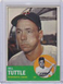 1963 Topps Bill Tuttle #127 , Twins, Excellent, FREE SHIPPING, no creases