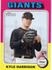 2024 Topps Heritage  Kyle Harrison RC #324 Giants