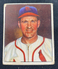 1950 Bowman Baseball Card LOW NUMBER Enos Slaughter Card #35 Bv $80 NH