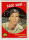 1959 TOPPS #52 COOT VEAL (RC) Rookie Detroit Tigers Baseball Card