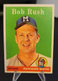 1958 Topps Baseball #313 Bob Rush Milwaukee Braves EX 