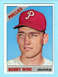 1966 TOPPS BASEBALL #284 BOBBY WINE PHILADELPHIA PHILLIES EX/MT/NM-