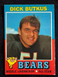 1971 Topps Football Card Dick Butkus RC #25 BV #15 O/C CF