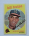 1959 Topps #165 Bill Bruton Braves MINT - 