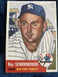 1953 TOPPS Ray Scarborough ( NEW YORK YANKEES ) Card #213