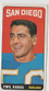 1965 Topps Football Tall Boys #162 emil karas sp  ex+