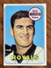 1969 Topps #29 Dave Morehead ROYALS EX