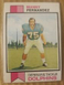 1973 Topps Football - #75 Manny Fernandez - Miami Dolphins Vg-Ex Condition 