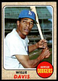 1968 Topps Willie Davis Los Angeles Dodgers #208