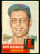 1953 TOPPS #149 DOM DiMAGGIO VG(MK)