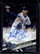 2017 Topps Chrome Matt Strahm Autograph Rookie Auto RC #RA-MS Royals