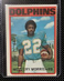 1972 Topps Mercury Morris #331 Miami Dolphins Running Back High Number Base