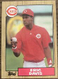 1987 Topps - Eric Davis - #412 - Cincinnati Reds