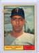 1961 TOPPS RALPH LUMENTI #469 MINNESOTA TWINS AS SHOWN FREE COMBINED SHIPPING