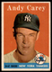 1958 Topps Andy Carey #333 Vg-VgEx