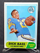 1968 TOPPS FB #2 DICK BASS/RAMS GD/VG