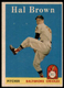 1958 Topps Hal Brown #381 Ex