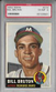 1953 Topps Baseball Card, #214, Bill Bruton, PSA-6, Ex-Mt, Milwaukee Braves