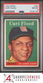 1958 TOPPS #464 CURT FLOOD RC CARDINALS PSA 8