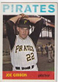 1964 TOPPS JOE GIBBON PITTSBURGH PIRATES #307 (REVIEW PICS) (VG-EX) JC-4051