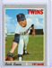 1970 TOPPS RICH REESE #404 MINNESOTA TWINS AS SHOWN FREE COMBINED SHIPPING