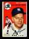 1954 Topps #5 Ed Lopat New York Yankees