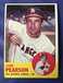 1963 TOPPS #182 ALBIE PEARSON CALIFORNIA ANGELS  *FREE SHIPPING*