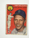 1954 Topps Baseball Card #111 Jim Delsing Outfield Detroit Tigers