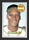 1969 Topps baseball MLB #198 Willie SMITH Chicago Cubs. NR-MT no crease.