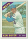 1966 Topps Baseball #385 Ken Boyer, Mets