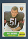 1968 Topps #127 Dick Butkus - BEARS! -VGEX