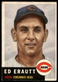 1953 Topps #226 Ed Erautt Cincinnati Reds VG-VGEX SET BREAK!