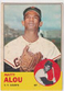 1963 TOPPS MATTY ALOU SAN FRANCISCO GIANTS #128 (REVIEW PICS) (VG-EX) - 594