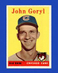 1958 Topps Set-Break #384 John Goryl NR-MINT *GMCARDS*