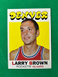 1971-72  Topps Basketball #152 Larry Brown Rookie NRMT